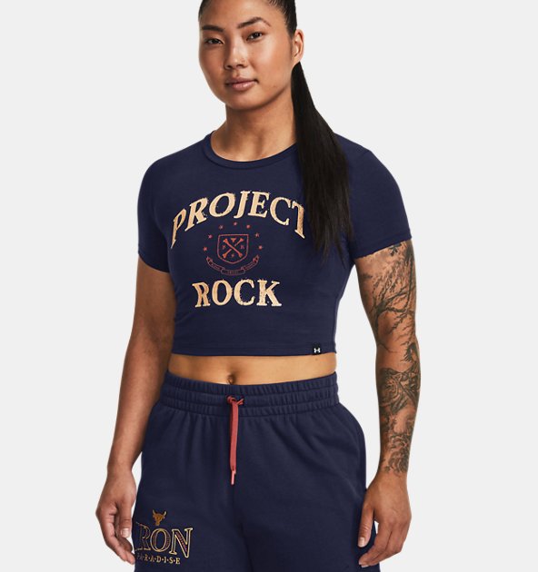 Under Armour Women's Project Rock Arena Baby T-Shirt